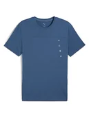 Koszulki sportowe męskie - Puma Koszulka funkcyjna w kolorze niebieskim - miniaturka - grafika 1