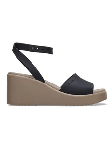 Crocs Sandały "Brooklyn" w kolorze czarnym na koturnie - Sandały damskie - miniaturka - grafika 1