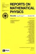 reports on mathematical physics 84/3 2019 kraj - Czasopisma - miniaturka - grafika 1