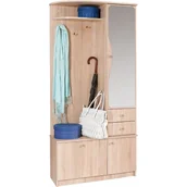 Meble do przedpokoju - Garderoba Max Prawa Maridex Biały Mat - miniaturka - grafika 1