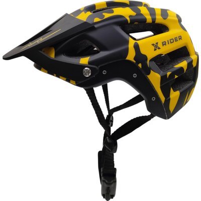 Kask XRIDER XRFH003M Czarno-żółty Full Face z odkręcaną szczęką ( M)