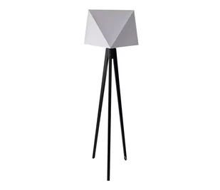 Lampa podłogowa BAKARO 1xE27/60W/230V wenge biały - Lampy stojące - miniaturka - grafika 1