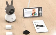 Elektroniczne nianie i monitory oddechu - NIANIA ELEKTRONICZNA KAMERA WIFI 2K 3MPx 5" LCD 4x ZOOM 3000mAh - miniaturka - grafika 1