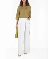 Spodnie damskie - Spodnie damskie Silvian Heach Lungo palazzo materiałowe-S - miniaturka - grafika 1