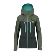 Kurtki damskie - KARPOS 2512019-024 MIDI SHELL W JKT Kurtka Damska BLACK SAND/THYME Rozmiar XS - miniaturka - grafika 1