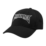 Czapki i chusty sportowe męskie - czapka METALLICA - LOGO WHITE 2 - miniaturka - grafika 1