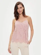 Koszulki i topy damskie - YAS Top Perla 26032812 Różowy Regular Fit - miniaturka - grafika 1