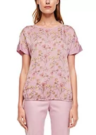 Koszulki i topy damskie - s.Oliver BLACK LABEL T-shirt damski, Pink Aop, 32 PL - miniaturka - grafika 1