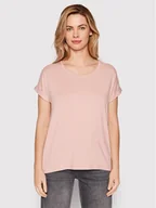 Bluzki damskie - Only T-Shirt Moster 15106662 Różowy Loose Fit - miniaturka - grafika 1