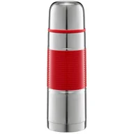 Termosy - Termos AMBITION Gummy 350 ml Srebrno-czerwony - miniaturka - grafika 1
