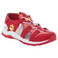 Buty dla dziewczynek - Sandały dziecięce OUTDOOR ACTION SANDAL K red / lemon  - 26 - miniaturka - grafika 1