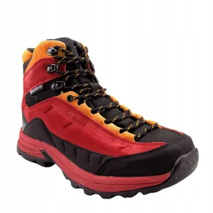 Buty trekkingowe męskie skórzane z membraną Big Star OO174452 czerwone 45 - Buty trekkingowe męskie - miniaturka - grafika 1