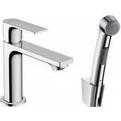 Baterie umywalkowe - HANSGROHE 72216000 Rebris E Jednouchwytowa bateria umywalkowa 110 z głłwkł Bidette i włłem 160 cm bez kompletu odpływowego Chrom - miniaturka - grafika 1