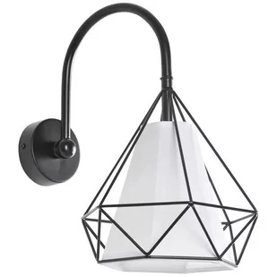Polux HIRA 1xE27 czarny | biały il mio Kinkiet ścienny 314567 314567 - Lampy ścienne - miniaturka - grafika 1