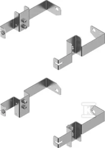 ETI polam Uchwyt wkładu do obudowy GT /głebokość 150mm/ UW-GT 150 001101705 /komplet=4szt./ 001101705 - Rozdzielnie elektryczne - miniaturka - grafika 1