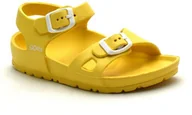 Buty dla dziewczynek - Sandały dla dzieci GoKids Male Żółte - miniaturka - grafika 1