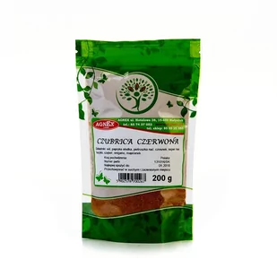 Agnex Czubrica czerwona 200g - Przyprawy i zioła sypkie - miniaturka - grafika 1