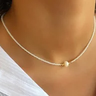 Naszyjniki - Kolorowy naszyjnik typu choker - miniaturka - grafika 1