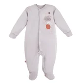 Pajacyki dla niemowląt - EWA 730831 MELLOW Pajac szary 68 - miniaturka - grafika 1