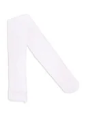 Rajstopy - Rajstopy dziecięce, mikrofibra komunijne, białe, wzór serca 30 DEN, 140-146 - miniaturka - grafika 1