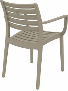 Meble ogrodowe Siesta Artemis Ares 140 cm Taupe 4+1 - Meble gastronomiczne - miniaturka - grafika 7