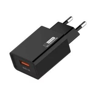 Ładowarka sieciowa SMS-A31 2A Somostel czarna + kabel USB-C - Ładowarki do telefonów - miniaturka - grafika 1