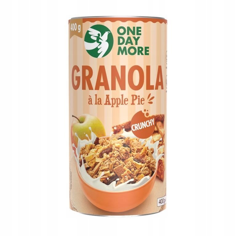 OneDayMore Granola jabłkowa ala Apple Pie 400g