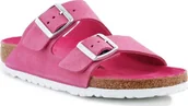 Klapki i japonki damskie - Birkenstock Birkenstock Arizona BF 1027723 Beżowe 40 - miniaturka - grafika 1