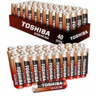 Baterie i akcesoria - Zestaw 20 x Baterie Alkaliczne TOSHIBA RED ALKALINE LR03 AAA 1,5V FOLIA 2szt - miniaturka - grafika 1