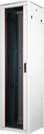 Szafy rack - Szafa Roline ROLINE Netzwerkschrank Pro 48,26cm 19Zoll 47 HE 600x600 BxT Glastor grau - miniaturka - grafika 1