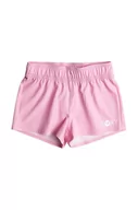 Spodnie i spodenki dla dziewczynek - Roxy szorty dziecięce RG ESSENTIALS kolor różowy gładkie - miniaturka - grafika 1