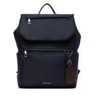 Torby na laptopy - Plecak Gino Rossi 06A10818-1 Granatowy - miniaturka - grafika 1