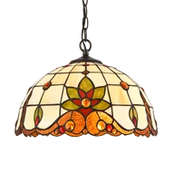 Lampy sufitowe - Lampa wisząca TIFFANY 2X60W E27 220 PREZENT - miniaturka - grafika 1