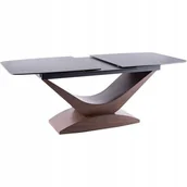 Stoły - Stół Dolce Ceramic Szary Marmur Orzech 180-240x95 cm Rozkładany - miniaturka - grafika 1