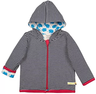Kurtki i płaszcze dla chłopców - loud + proud Unisex Baby dwustronna kurtka z bawełny ekologicznej, certyfikat GOTS, niebieski (Navy Ny), 98/104 cm - grafika 1