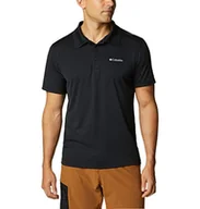 Koszulki męskie - Columbia Męska koszulka polo Zero Rules Technical Czarny S AM6082BlackS - miniaturka - grafika 1