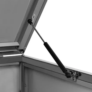 vidaXL Osłona na 3 kosze na śmieci 207x77,5x115 cm stal nierdzewna 149560 - Kosze na śmieci - miniaturka - grafika 10