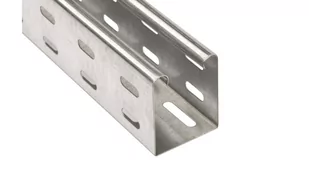 OBO Bettermann Korytko kablowe perforowane 50x60 grubość 0,75mm LKS 605 FS 6048850 /2m/ 6048850 - Kanały kablowe - miniaturka - grafika 1