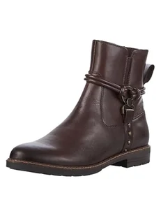MARCO TOZZI Damskie botki Zip+Slip 2-25310-43, Mocca, 38 EU - Botki damskie - miniaturka - grafika 1