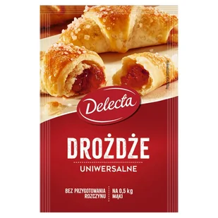 Delecta DROŻDŻE INSTANT 8G zakupy dla domu i biura 22682 - Dodatki do ciast w proszku - miniaturka - grafika 1