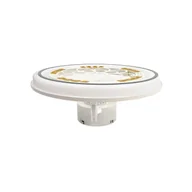 Wentylatory sufitowe - Nowoczesny wentylator sufitowy, funkcja zdalnego sterowania, 3 regulowane temperatury barwowe, BIAŁY, 36W x 2, 220V - miniaturka - grafika 1