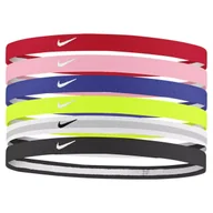 Ozdoby do włosów - Opaska NIKE Y SWOOSH SPORT HEADBANDS 6 PK - miniaturka - grafika 1
