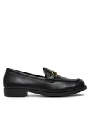 Półbuty damskie - LOVE MOSCHINO Loafersy JA10012G1MIA0000 Czarny - miniaturka - grafika 1