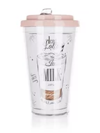 Kubki termiczne - Kubek termiczny AMBITION Podwójne Ścianki Coffee 500Ml Iced Latte - miniaturka - grafika 1