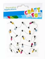 Zabawki kreatywne - Craft with Fun, OZDOBA BN ORNAMENT SPRZYL LAMPIONY CF PBH 12/144 - miniaturka - grafika 1