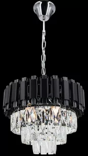 Bilbao lampa wisząca 4xE27 chrom/czarna 6234/4 BL 8C - Lampy sufitowe - miniaturka - grafika 1