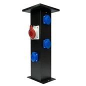 Przedłużacze i rozgałęźniki - Rozdzielnica słupkowa 1x16A/5P + 3x230V - B.18.DS01C - miniaturka - grafika 1