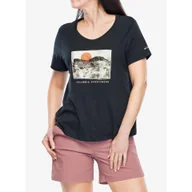 Koszulki sportowe damskie - Koszulka z nadrukiem damska Columbia Ruby Springs Graphic Scoop Neck S/S - miniaturka - grafika 1