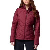 Kurtki i kamizelki sportowe damskie - Kurtka damska Columbia Heavenly 1788661625 - bordowa - miniaturka - grafika 1