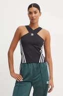 Bluzki damskie - adidas Originals bluzka Tank damska kolor czarny wzorzysta JM9258 - miniaturka - grafika 1